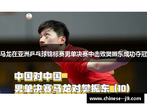 马龙在亚洲乒乓球锦标赛男单决赛中击败樊振东成功夺冠